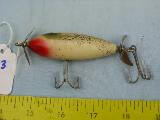 Fishing lure: Creek Chub Injured Minnow, glass eyes, silver flash