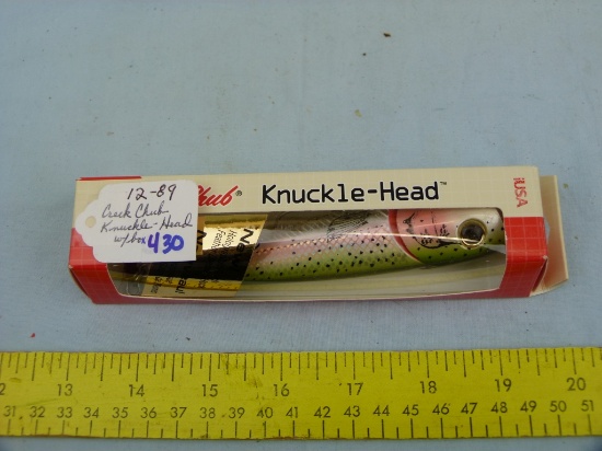 Fishing lure: Creek Chub Knuckle-Head with box
