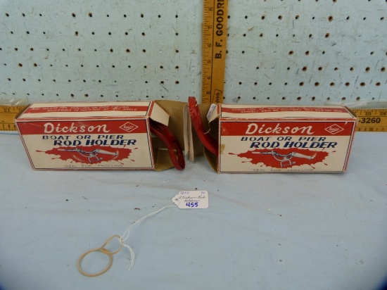 2 Dickson boat or pier rod holders, #5003, 5-1/2" T, NIB, 2x$