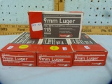 Ammo: 4 boxes/50 Aguila 9 mm Luger, 115 gr, FMJ, 4x$
