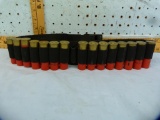 Ammo belt w/15 rds Sellier & Bellot 12 ga, 00 Buck