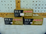 Ammo: 3 boxes/10 Federal Premium Magnum 12 ga, 3-1/4