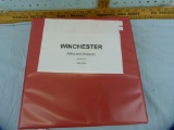Notebook w/28 Winchester rifle & shotgun brochures, 1969-2009
