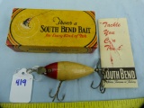 Fishing lure: South Bend Surf-Oreno with box, glass eyes