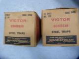 Traps: (24) Victor Conibear 110 steel traps, NIB, 24x$