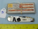 Case XX USA 6254 trapper knife, natural, Ace of Clubs, with box