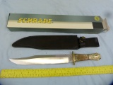 Schrade Custom Horn bowie knife, SCH1850SH