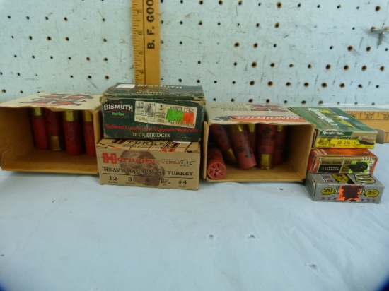 Ammo: 62 shells, mixed 12 ga & 20 ga