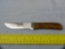 Marbles USA knife, Outer's 1932-42, pitting on blade