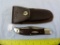 Case XX USA 4-dot knife w/leather sheath, 6265-SAB