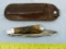 Marbles USA safety folder knife w/original sheath, 1914-35