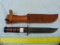 Ka-Bar, Olean, NY, US Army knife w/leather sheath, like new