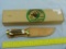 Weidmannsheil stag hunting knife, w/leather sheath & box
