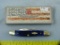 Case XX USA blue muskrat knife, w/box