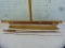 Unmarked 3-pc bamboo fly rod w/South Bend case