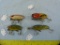 4 Fishing lures: Heddon & Clark, various conditions, 4x$