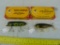 2 Reproduction fishing lures: South Bend & Luhr Jensen, 2x$