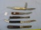 5 Pocketknives, various makers & conditions, 5x$