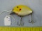 Fishing lure: Heddon Punkinseed yellow w/skeleton