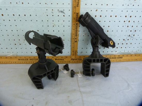(2) Eagle Claw trolling rod holders to mount on boat, 2x$