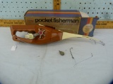 Popeil's pocket fisherman spin casting outfit w/box
