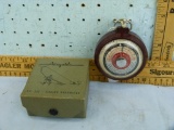 Airguide No. 225 fishing barometer in original box w/papers