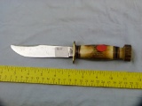 Marbles USA knife, 1972-77 Expert, stag handle & pommel