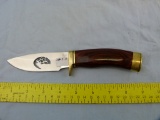Buck USA Custom Vanguard 192 knife, elk cut-out