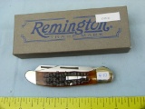 Remington UMC USA 2010 jig bone canoe bullet knife, with box