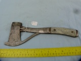 Marbles USA safety axe #2, gray grips, metal is pitted