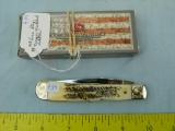 Case XX USA stag trapper knife w/worked bolsters, #018