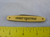 Happy New Year/Merry Christmas 2-blade pocketknife