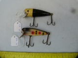 2 Shakespeare fishing lures: Pup & River Pup