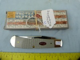 Case XX USA TB61546 backpocket knife w/box, gray