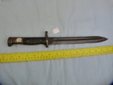 Foreign bayonet, some rust