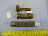 3 Marble's items: ribbed match safe, compass, & cleaning rod kit, 3x$