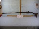 1700's Arabian Long Gun, flint, flared barrel, Wall Hanger