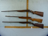 (3) Long Guns: Riverside, Hercules, & Gambles, 3x$