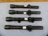 4 Weaver scopes: K2.5, K3, K2.5-1, & K2.5 60B, 4x$