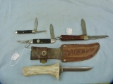 4 Knives, includes Scout & Girl Scout, 4x$