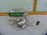 Fin-Nor Estima ES-200 spinning reel, NIB w/extra spool & papers