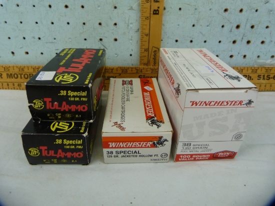 Ammo: 250 rds of mixed .38 Spl, 125-130 gr, 5x$