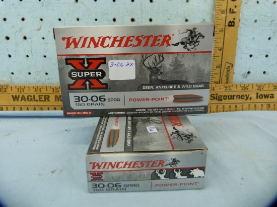 Ammo: 2 boxes/20 Winchester .30-06 Sprg, 150 gr, 2x$