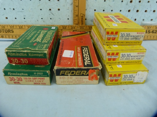 Ammo: 6 boxes/20, .30-30 Win, 6x$