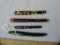 4 Fountain pens, 1 with ball-point tip