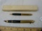 Sheaffer fountain pen & pencil set, personalized