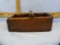 Custom made wooden tool carrier, 4-3/4