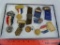 8 Iowa badges w/ribbons, various conditions-some roughness