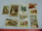 9 Cards - old machinery/farm advertising
