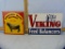 2 Metal signs: Viking Feed Balancers & MN Valley Breeders Co-op